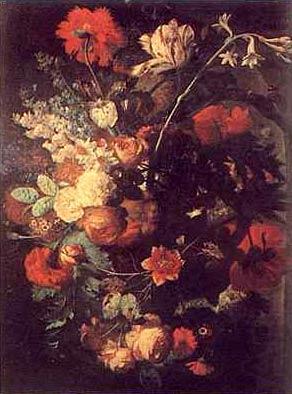 Jan van Huysum Vase of Flowers on a Socle